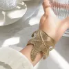 The golden dot texture bracelet is a fashionable, light luxury, simple and versatile wrist accessory for women details Picture